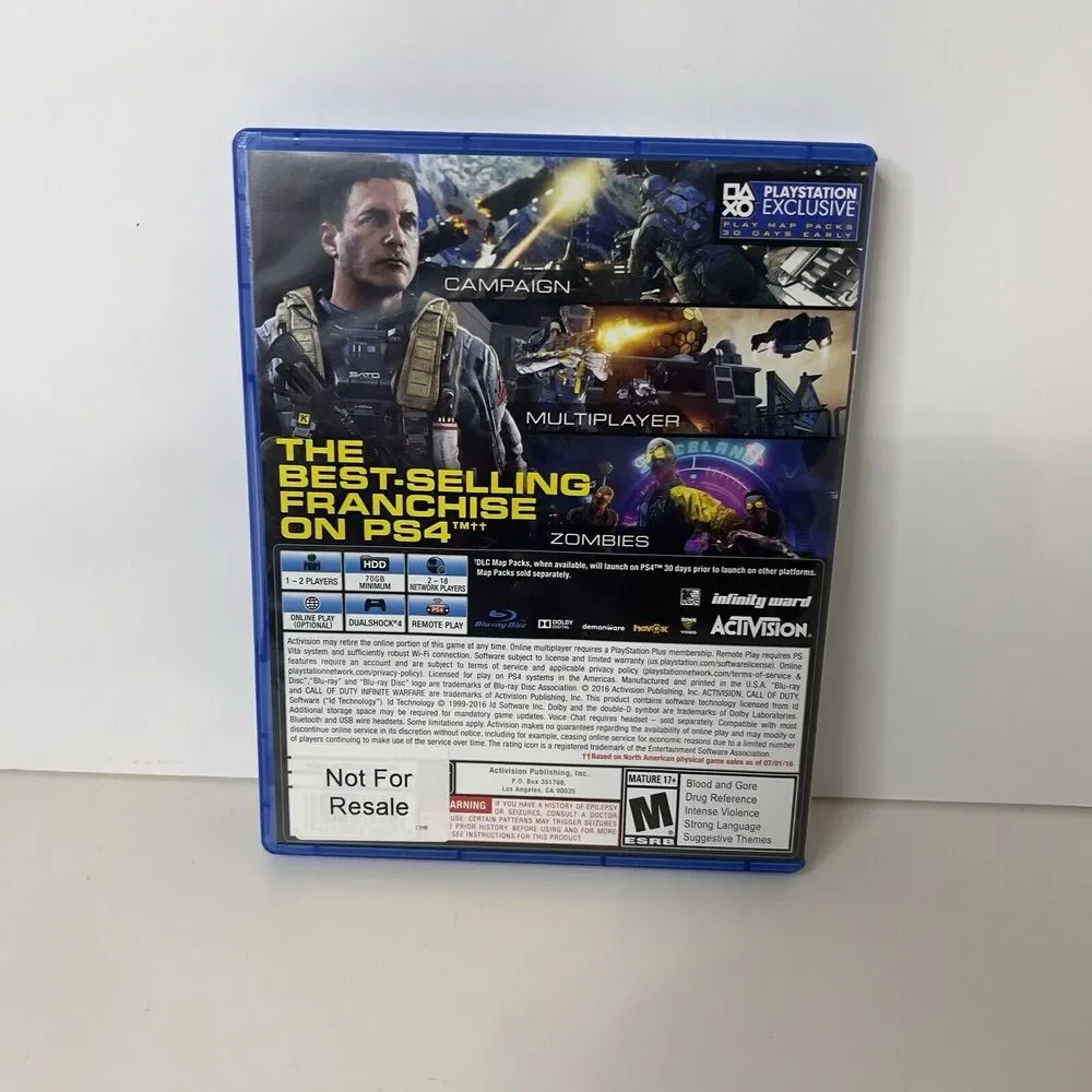 Call of Duty: Infinite Warfare -- Legacy Edition (Sony PlayStation 4, 2016) PS4